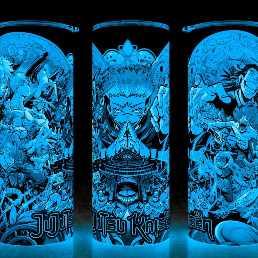 Glow in the Dark Jujutsu Kaisen Anime JJK Collection Cup Mug Tumbler